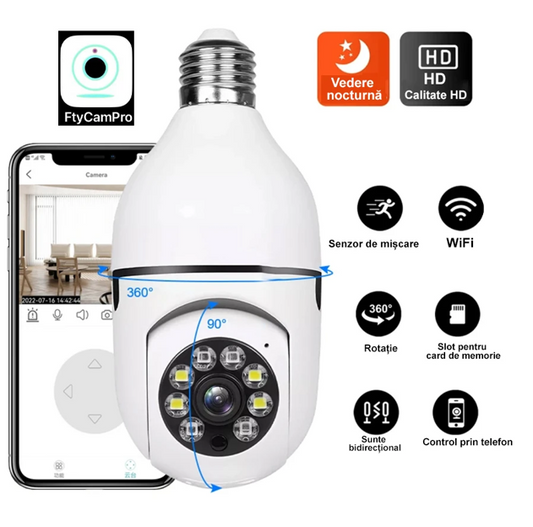 Cameră Video Smart WiFi-360°